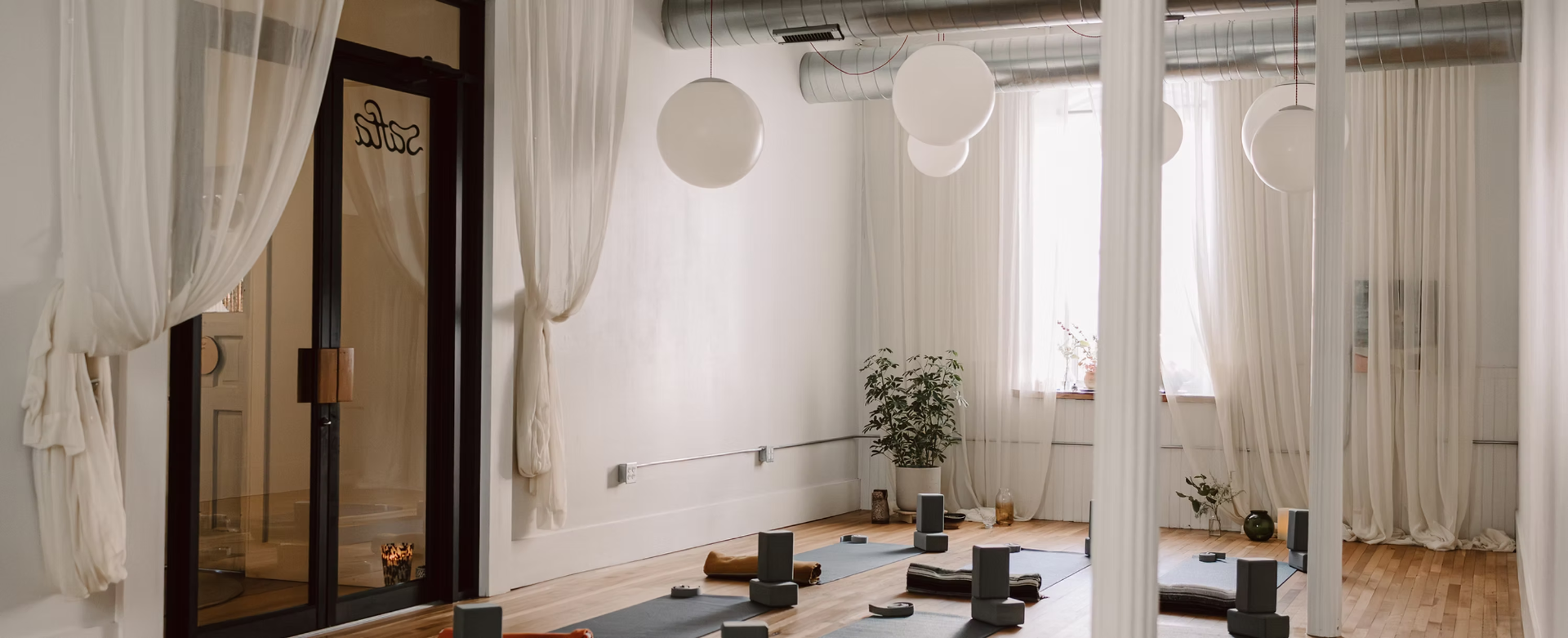 Safta Studios — sunlit yoga space in East Falls